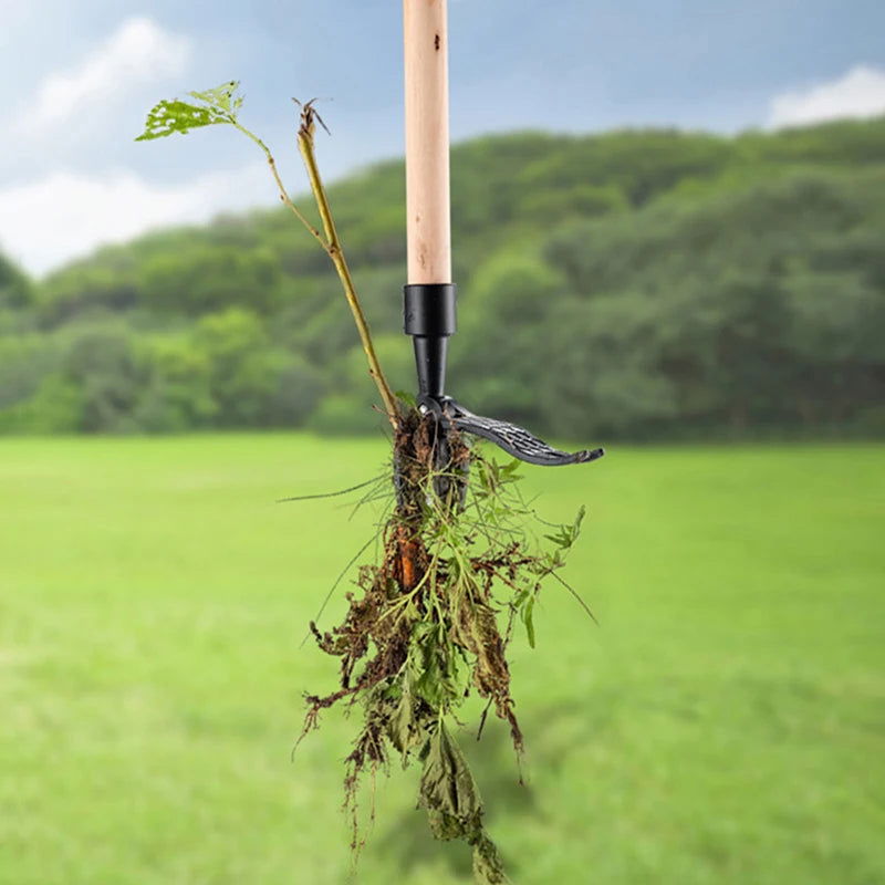 Stand Up Weed Puller Claw Aluminum Alloy Manual Weeding Head Replacement Garden Digging Grass Shovel Tool Root Remover No Pole - Slobuy