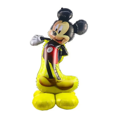 Standing Mickey Minnie Disney Cartoon Balloon Mickey Theme Birthday Party Decoration Foil Balloon Baby Shower Children's Toy - Slobuy