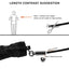 Steel Wire Heavy Jump Rope Speed Fitness Rope Solid PVC Rubber Coating Bearing High Speed Cable - Slobuy