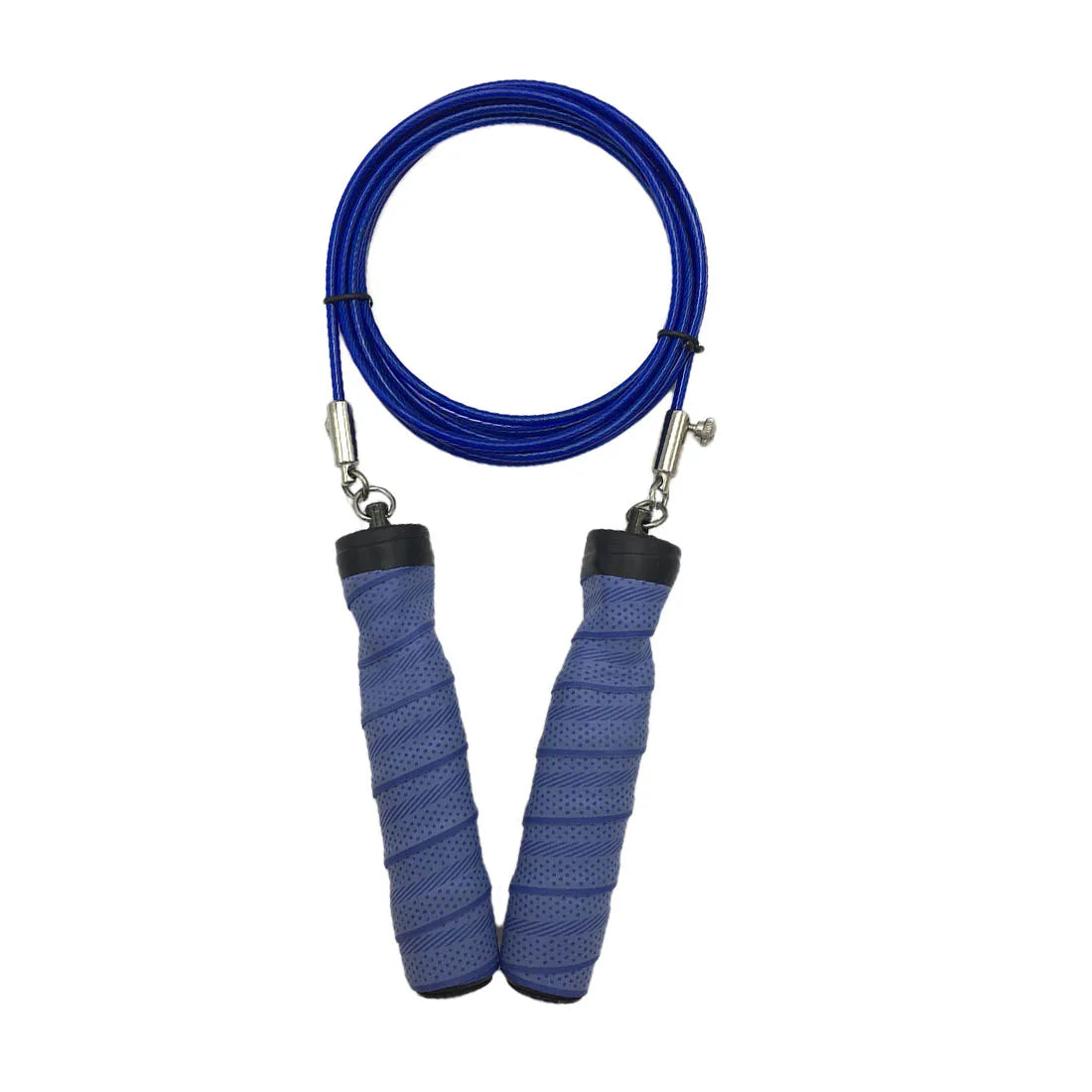 Steel Wire Heavy Jump Rope Speed Fitness Rope Solid PVC Rubber Coating Bearing High Speed Cable - Slobuy