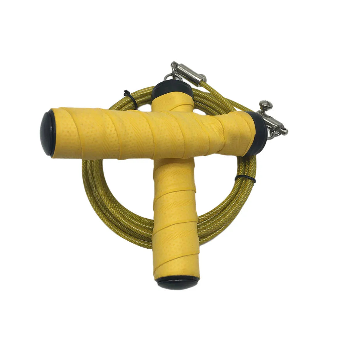 Steel Wire Heavy Jump Rope Speed Fitness Rope Solid PVC Rubber Coating Bearing High Speed Cable - Slobuy