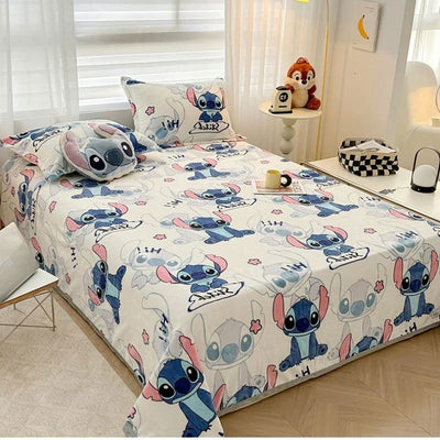 Stitch Cartoon Blanket Kawaii Lightweight Style Home Textile Flannel Soft Throw Blanket Bedding Sofa Cover for Kids Gift - Slobuy