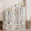 Storage Furniture Bookcase Shelf Display Sofa Table Book Shelf Clearance Large Speedrack Crack Shelves Children's Bookcases Iron - Slobuy