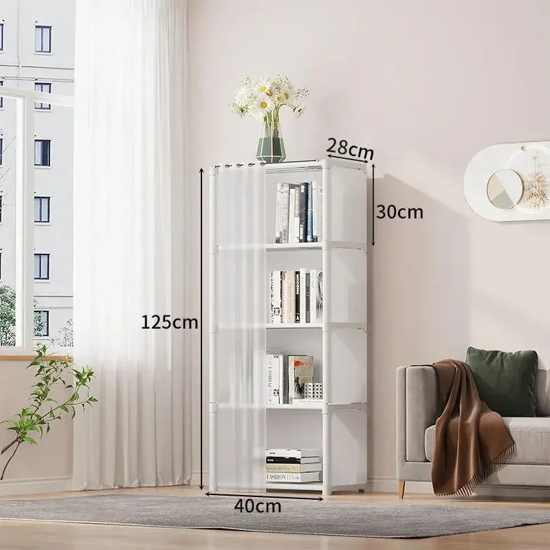 Storage Furniture Bookcase Shelf Display Sofa Table Book Shelf Clearance Large Speedrack Crack Shelves Children's Bookcases Iron - Slobuy