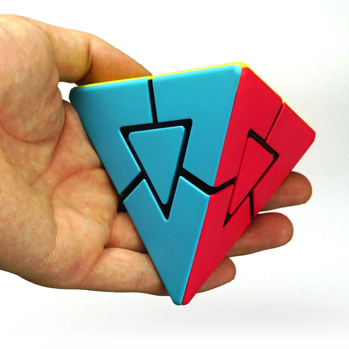 Strange Shape Magic Cube Duet Pyramid 2x2 Duo Brain Teaser Puzzle Educational Toy - Slobuy