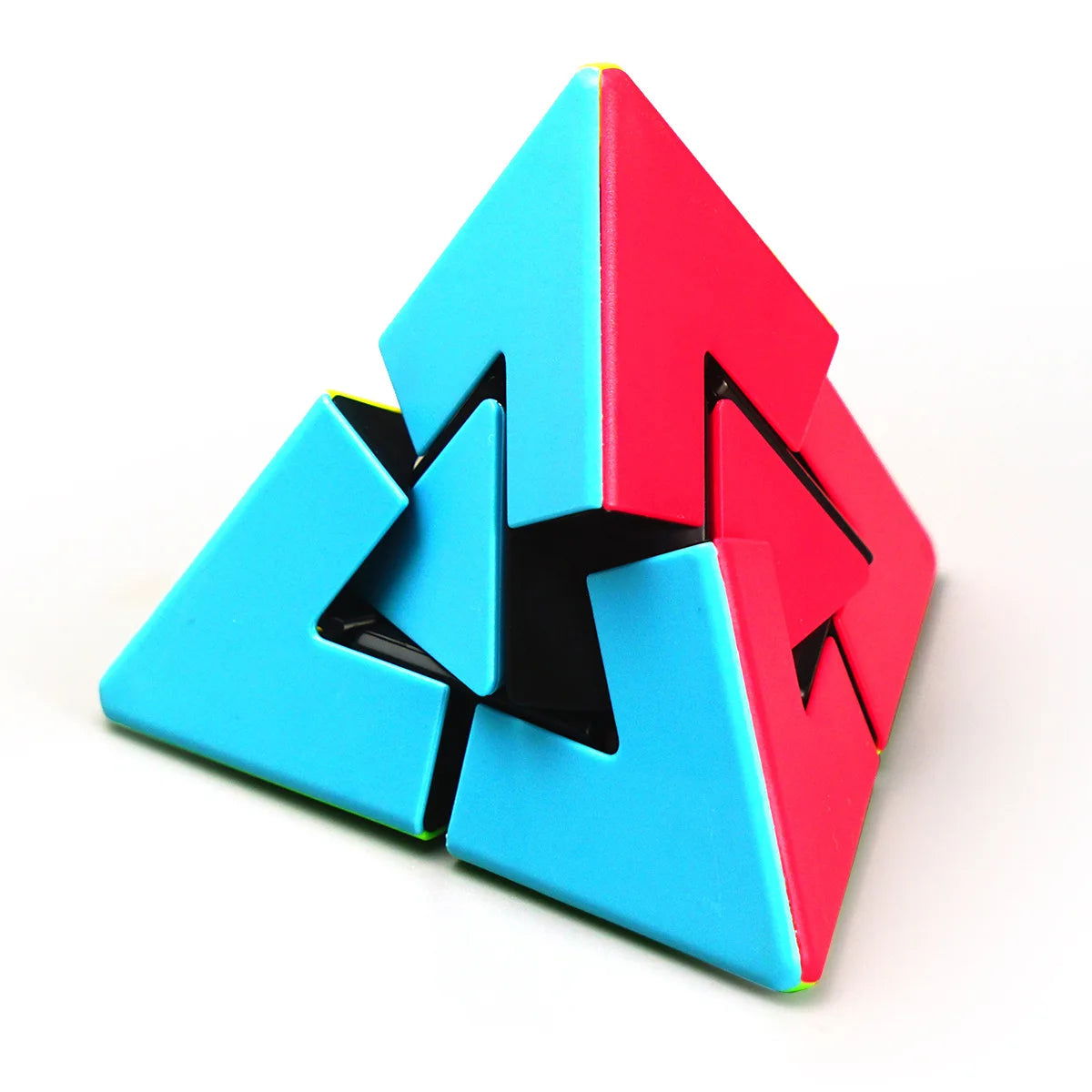 Strange Shape Magic Cube Duet Pyramid 2x2 Duo Brain Teaser Puzzle Educational Toy - Slobuy