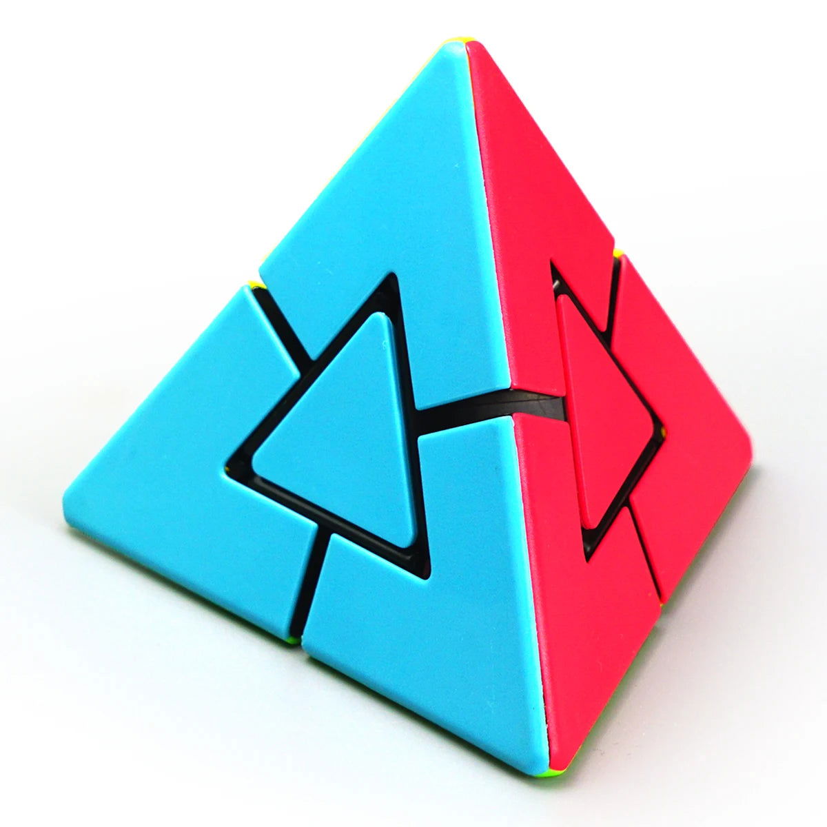 Strange Shape Magic Cube Duet Pyramid 2x2 Duo Brain Teaser Puzzle Educational Toy - Slobuy