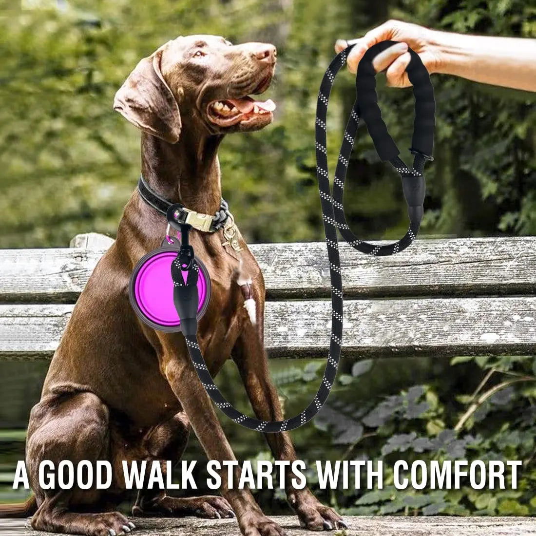 Strong Dog Leash Pet Leashes Reflective Leash For Big Small Medium Dog Leash Drag Pull Tow Golden Retriever - Slobuy