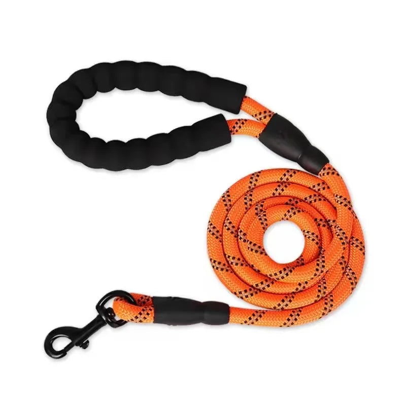 Strong Dog Leash Pet Leashes Reflective Leash For Big Small Medium Dog Leash Drag Pull Tow Golden Retriever - Slobuy