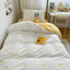 Student Dormitory Three-Piece Set Love Printed Quilt Cover Household Bed Sheet Set Skin-Friendly Soft Suitable for Sleeping Nake - Slobuy