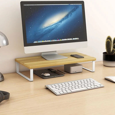 Student dormitory computer monitor elevated display base  home office elevated computer desktop creative storage rack - Slobuy