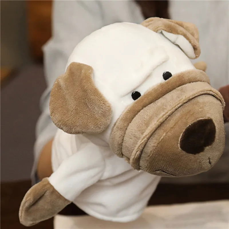 Stuffed Plush Animals Toys Hand Finger Story Puppet Kawaii Dolls Educational Baby Toys Lion Elephant Bunny Monkey Children GIft - Slobuy