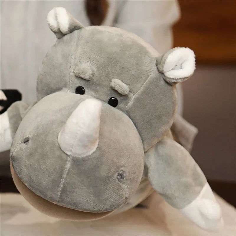 Stuffed Plush Animals Toys Hand Finger Story Puppet Kawaii Dolls Educational Baby Toys Lion Elephant Bunny Monkey Children GIft - Slobuy