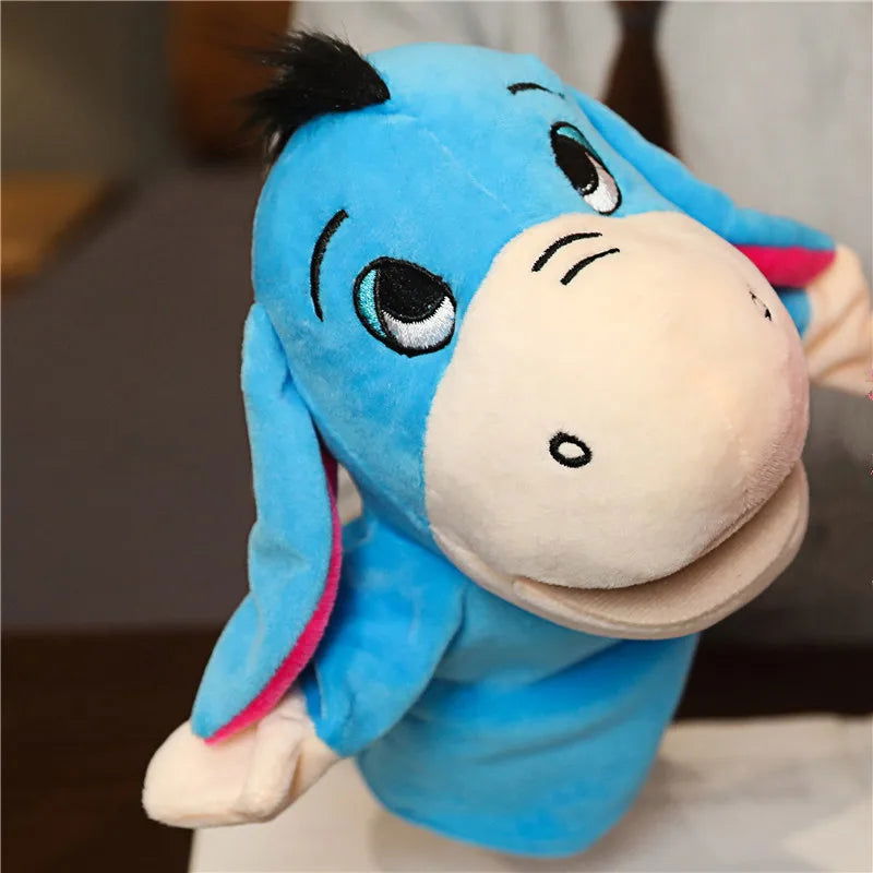Stuffed Plush Animals Toys Hand Finger Story Puppet Kawaii Dolls Educational Baby Toys Lion Elephant Bunny Monkey Children GIft - Slobuy