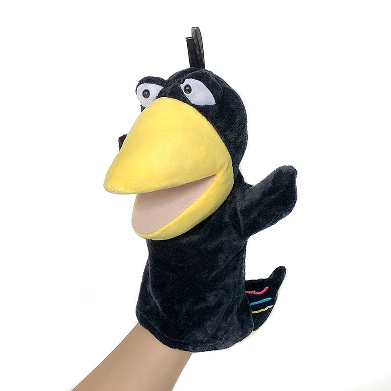 Stuffed Plush Animals Toys Hand Finger Story Puppet Kawaii Dolls Educational Baby Toys Lion Elephant Bunny Monkey Children GIft - Slobuy