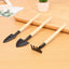 Succulent Plant Gardening Loosening Tools Mini Potted Tools Set Outdoor Manual Plant Flower Shovel Rake Three-Piece Set - Slobuy