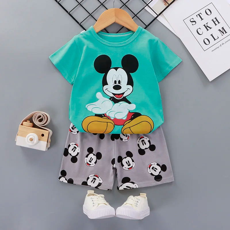 Summer Baby Boy clothes Short sleeve Newborn Baby Clothes Set 2 Pieces Children's Clothes Set leisure Toddler Clothes - Slobuy