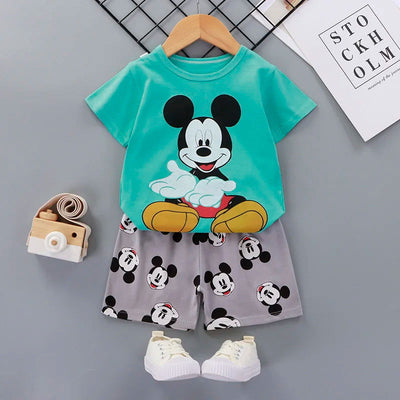 Summer Baby Boy clothes Short sleeve Newborn Baby Clothes Set 2 Pieces Children's Clothes Set leisure Toddler Clothes - Slobuy