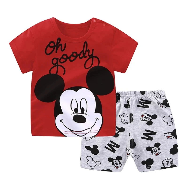 Summer Baby Boy clothes Short sleeve Newborn Baby Clothes Set 2 Pieces Children's Clothes Set leisure Toddler Clothes - Slobuy