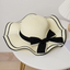 Summer Beach Sunscreen Straw Hat for Women's Fresh Face Covering Travel Versatile Sun Hat Sunshade Hat - Slobuy