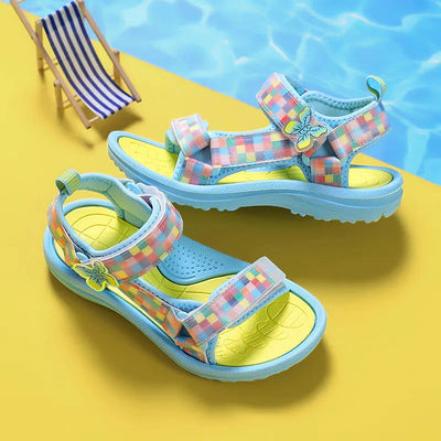 Summer Children Sandals Baby Girls Toddler Soft Non-Slip Shoes Baby Cute Pearl Princess Dance Kids - Slobuy
