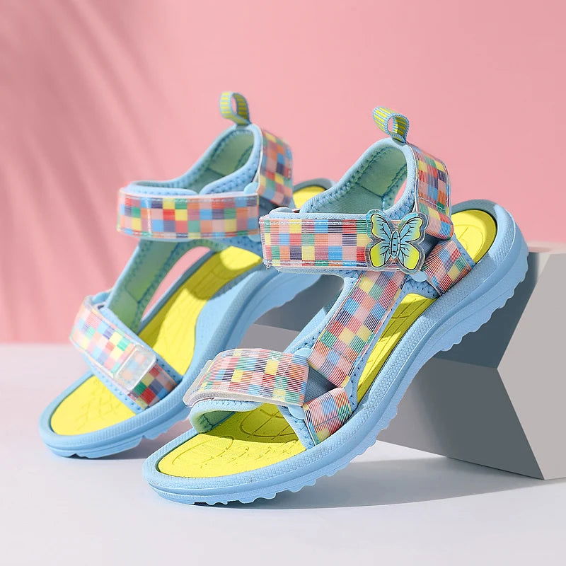 Summer Children Sandals Baby Girls Toddler Soft Non-Slip Shoes Baby Cute Pearl Princess Dance Kids - Slobuy