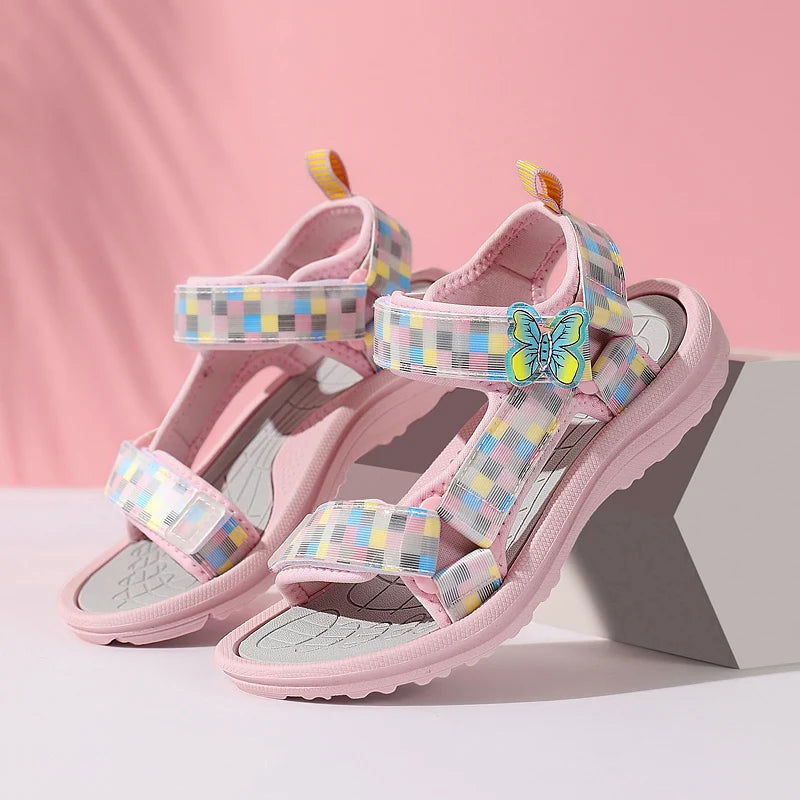 Summer Children Sandals Baby Girls Toddler Soft Non-Slip Shoes Baby Cute Pearl Princess Dance Kids - Slobuy