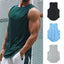 Summer Gym Tank Top Men Mesh Clothing Quick Dry Bodybuilding Sleeveless T Shirt Fitness Singlets Basketball Sports Muscle Vest - Slobuy