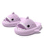 Summer Home Women Shark Slippers Anti-skid EVA Solid Color Couple Parents Outdoor Cool Indoor Household Funny Shoes - Slobuy