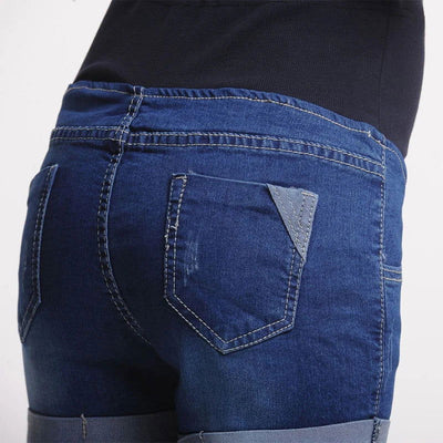 Summer Maternity Short Pregnant Denim Jean Mommy Clothing Pregnancy Jeans Maternity Clothes - Slobuy