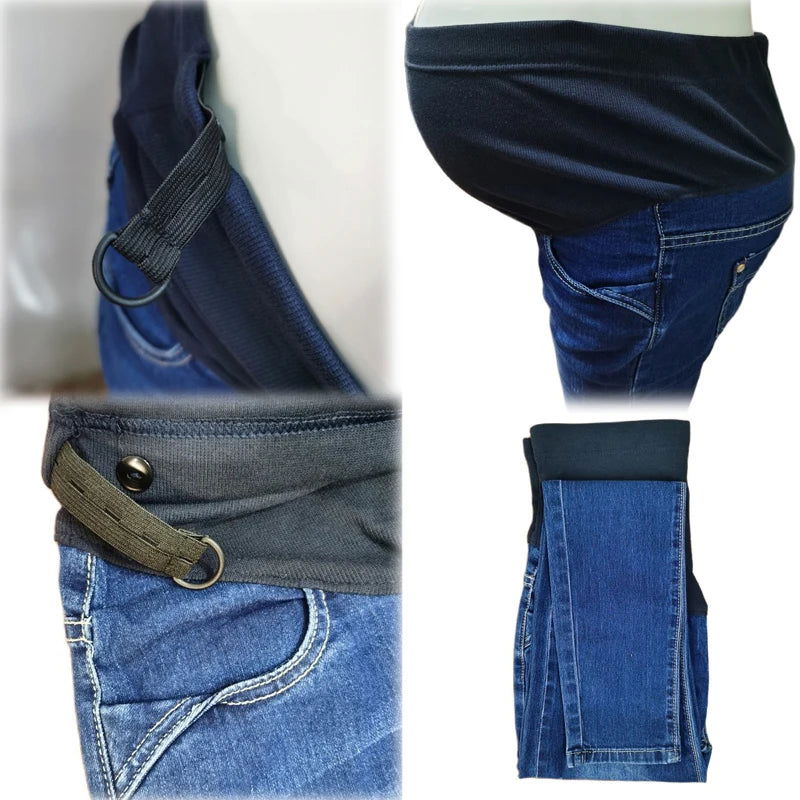 Summer Maternity Short Pregnant Denim Jean Mommy Clothing Pregnancy Jeans Maternity Clothes - Slobuy