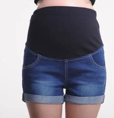 Summer Maternity Short Pregnant Denim Jean Mommy Clothing Pregnancy Jeans Maternity Clothes - Slobuy
