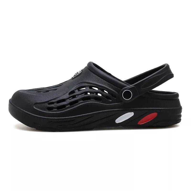 Summer Men Sandals Light EVA Men's Casual Shoes Hole Shoes Clogs Lovers Home Garden Outdoor Male Beach Flat Slippers Big Size 49 - Slobuy