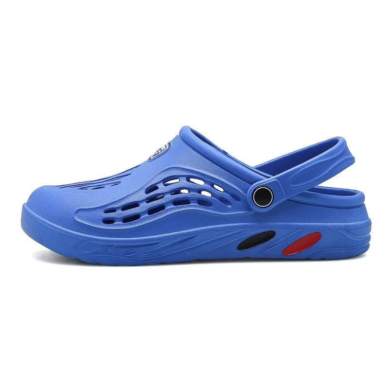 Summer Men Sandals Light EVA Men's Casual Shoes Hole Shoes Clogs Lovers Home Garden Outdoor Male Beach Flat Slippers Big Size 49 - Slobuy