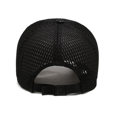 Summer Mesh Baseball Cap for Men Adjustable Breathable Caps Quick Dry Running hat Baseball Cap for Men Women Outdoor Sports - Slobuy