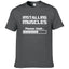 Summer New Tshirts Installing Muscles Please Wait Loading Bar Funny Print T Shirt Men Women  Cotton Short Sleeve Cool Tees #310 - Slobuy