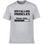 Summer New Tshirts Installing Muscles Please Wait Loading Bar Funny Print T Shirt Men Women  Cotton Short Sleeve Cool Tees #310 - Slobuy