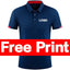 Summer Quick-drying Polo Shirt Custom Print Logo Golf Jerseys Individual Group Personalized Custom Embroidery LOGO Polo Tees Top - Slobuy