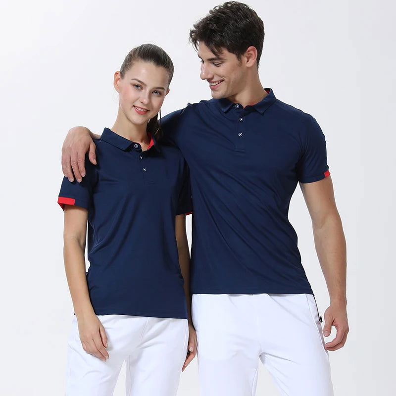Summer Quick-drying Polo Shirt Custom Print Logo Golf Jerseys Individual Group Personalized Custom Embroidery LOGO Polo Tees Top - Slobuy