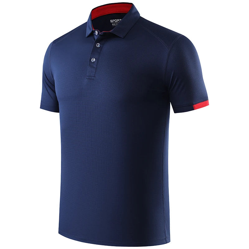 Summer Quick-drying Polo Shirt Custom Print Logo Golf Jerseys Individual Group Personalized Custom Embroidery LOGO Polo Tees Top - Slobuy