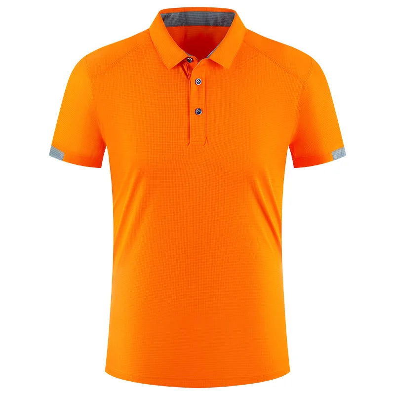 Summer Quick-drying Polo Shirt Custom Print Logo Golf Jerseys Individual Group Personalized Custom Embroidery LOGO Polo Tees Top - Slobuy