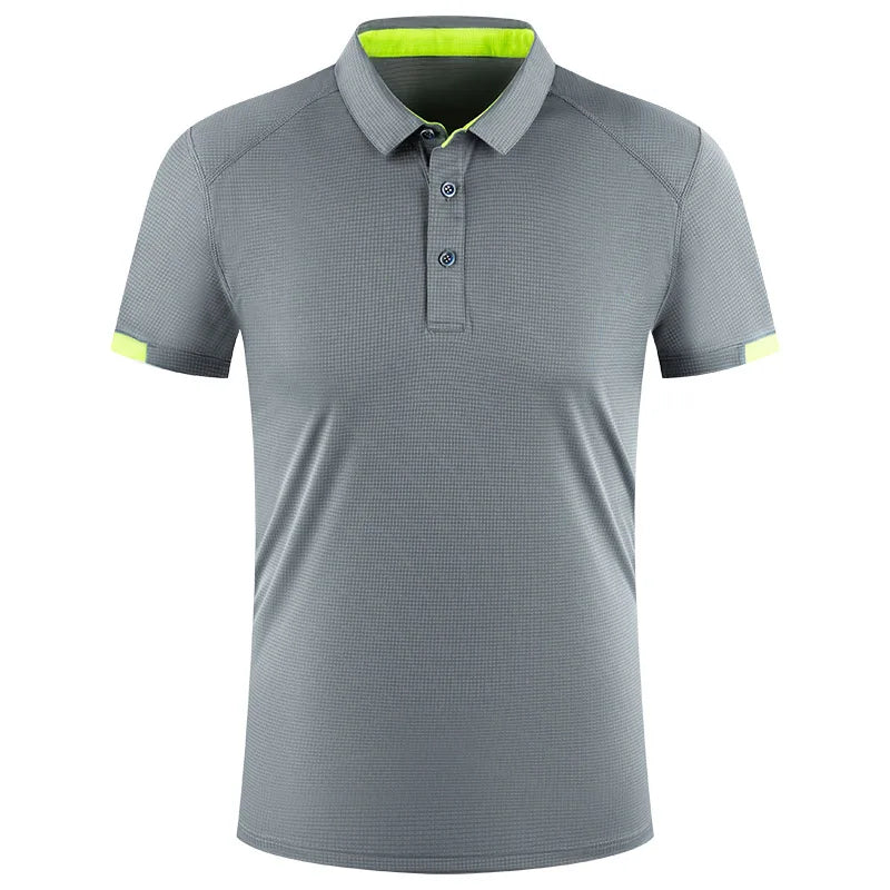 Summer Quick-drying Polo Shirt Custom Print Logo Golf Jerseys Individual Group Personalized Custom Embroidery LOGO Polo Tees Top - Slobuy