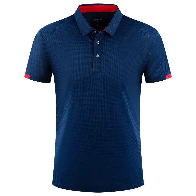 Summer Quick-drying Polo Shirt Custom Print Logo Golf Jerseys Individual Group Personalized Custom Embroidery LOGO Polo Tees Top - Slobuy