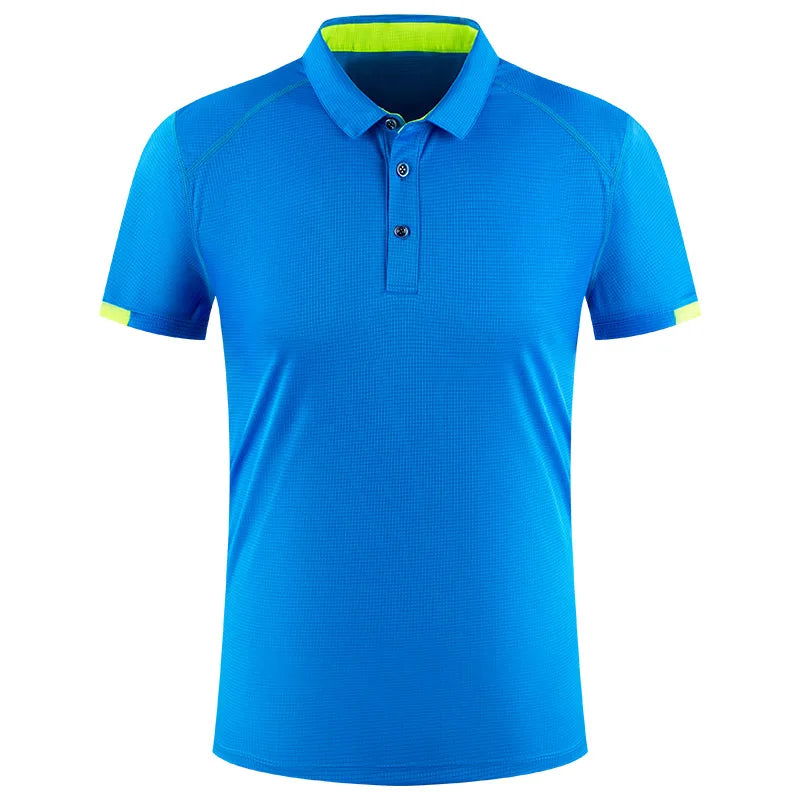 Summer Quick-drying Polo Shirt Custom Print Logo Golf Jerseys Individual Group Personalized Custom Embroidery LOGO Polo Tees Top - Slobuy