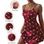 Summer Women Fashion Lace Sexy Sleeveless U-Neck Spaghetti Strap Lingerie Sain Sleepwear Comfortable Nightwear Home Clothes - Slobuy