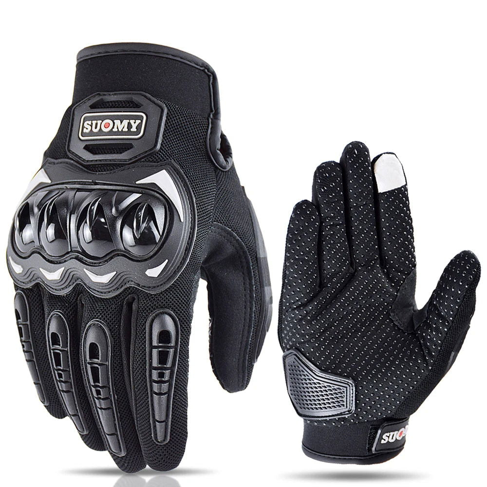 Suomy Motorcycle Gloves Moto Touch Screen Breathable Motorbike Racing Riding Bicycle Protective Guantes Summer Sports for Honda - Slobuy
