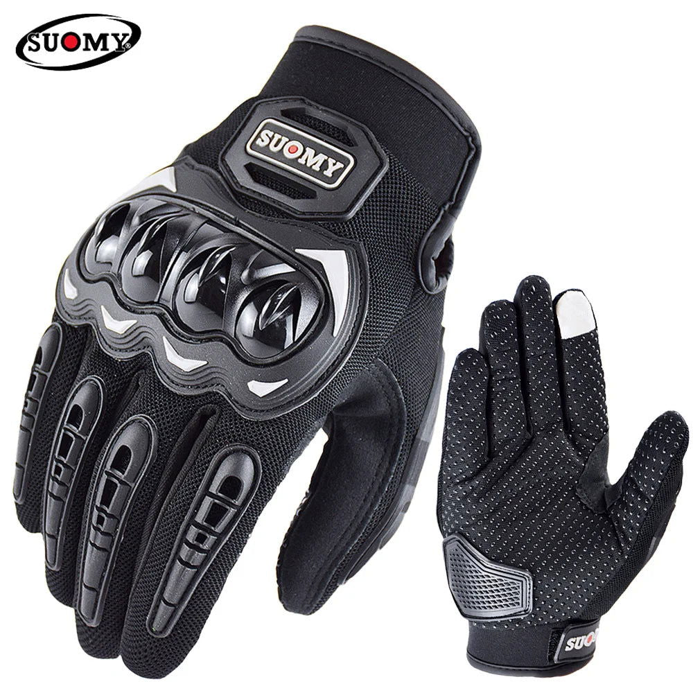 Suomy Motorcycle Gloves Moto Touch Screen Breathable Motorbike Racing Riding Bicycle Protective Guantes Summer Sports for Honda - Slobuy