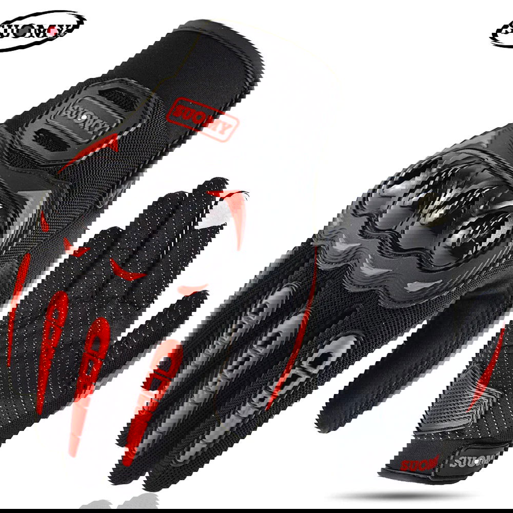 Suomy Motorcycle Gloves Moto Touch Screen Breathable Motorbike Racing Riding Bicycle Protective Guantes Summer Sports for Honda - Slobuy