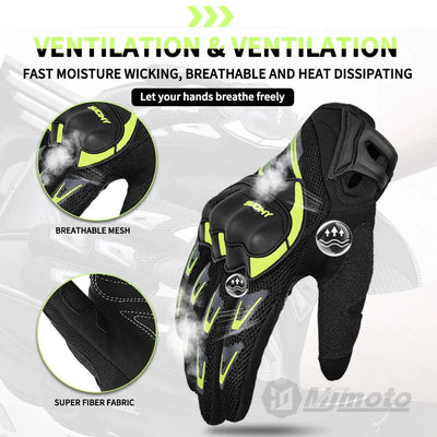 Suomy Motorcycle Gloves Summer Mesh Breathable Moto Gloves Men Women Touch Screen Motocross Gloves Touch Screen Cycling Gloves - Slobuy