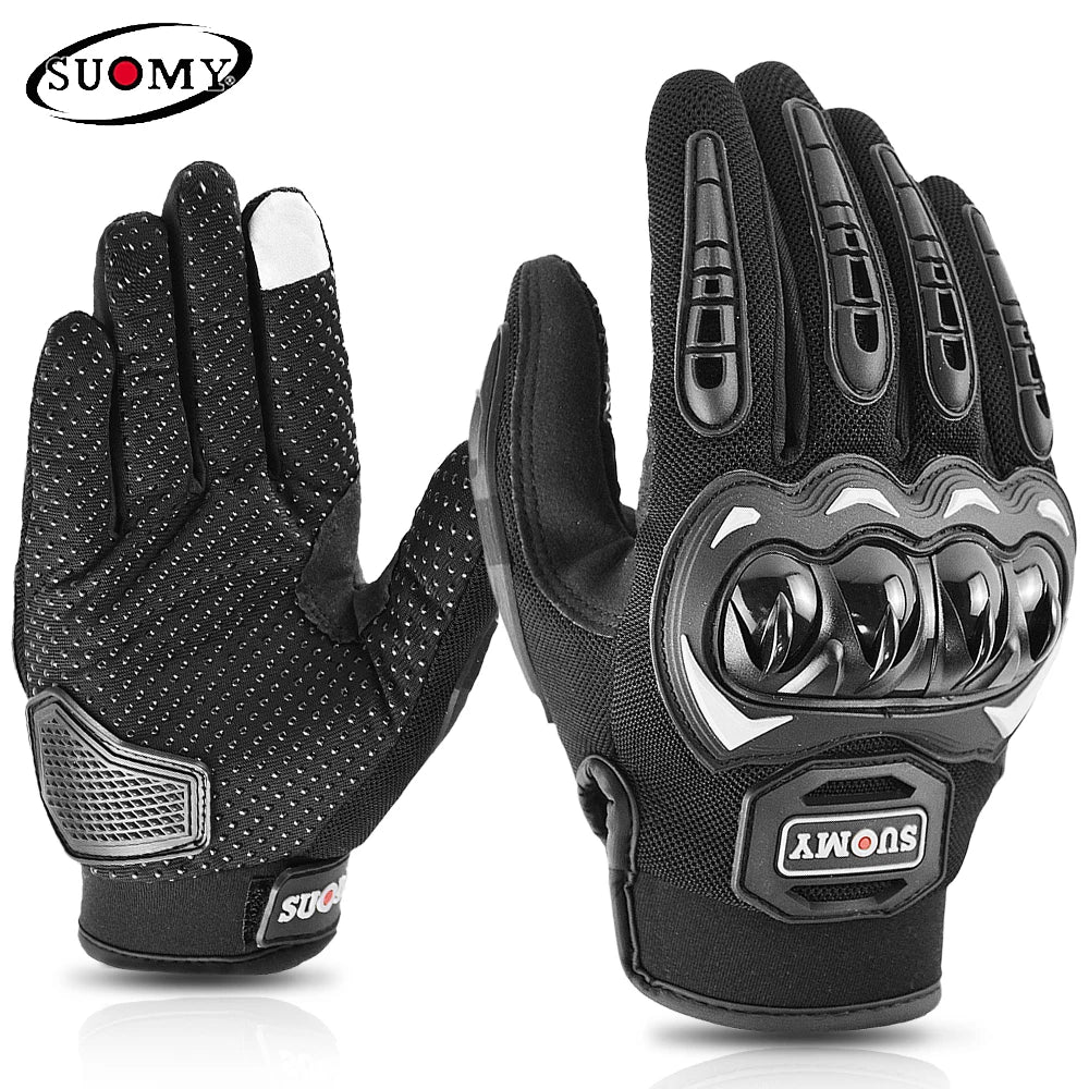Suomy Motorcycle Gloves Summer Mesh Breathable Moto Gloves Men Women Touch Screen Motocross Gloves Touch Screen Cycling Gloves - Slobuy